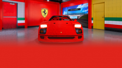 Ferrari F40 из кубиков Lego в натуральную величину