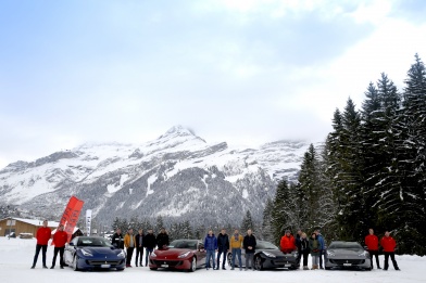 GTC4Lusso в Швейцарских Альпах