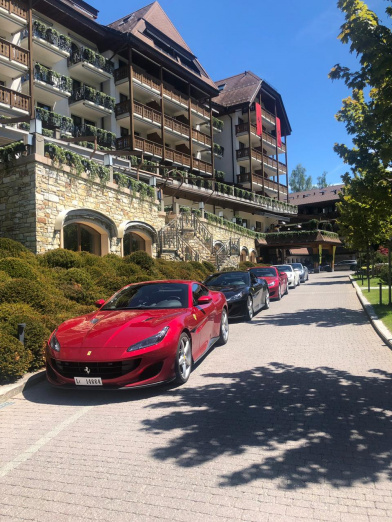 Тест-драйв Portofino в Швейцарии